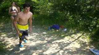 preview picture of video 'Monroe quarry jump fail'