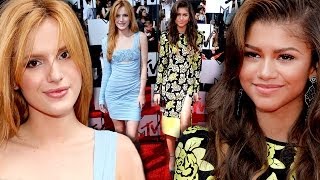 Zendaya & Bella Thorne on the Red Carpet MTV Movie Awards 2014