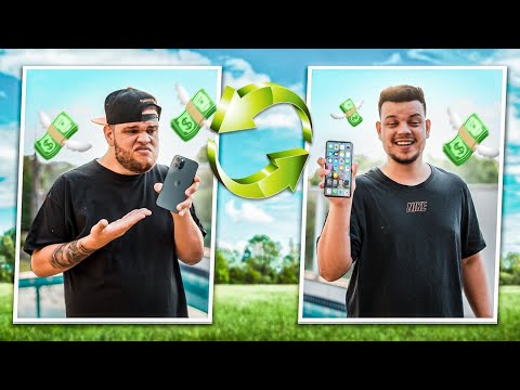TROQUEI DE IPHONE COM MEU AMIGO