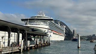 View of Circular Quay - From on board the P&O Pacific Adventure (Balcony Cabin 14242 December 2023)
