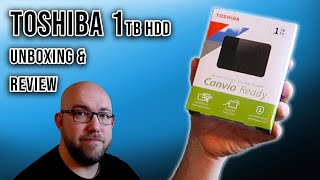 Toshiba Canvio 1TB External HDD Unboxing, Setup & Review | Setting up on an Xbox