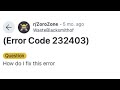 How To Resolve AniWatch Error Code 232403