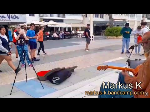 Busking in Altea, Spain - Great Session Start!