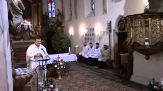 preview picture of video 'Nedělní bohoslužba, Jemnice, 2. 2. 2014 -- Svátek Uvedení Páně do chrámu'