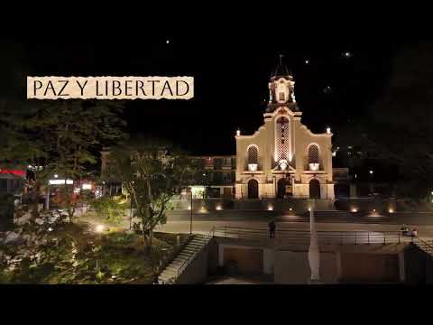 Parque principal del municipio de Fredonia, Antioquia. 