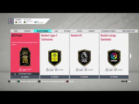 FIFA20 SBC / DCE BLACK FRIDAY - DCE FLASH pack joueurs or prime - SOLUTION PAS CHER