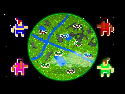 Four Nations Fight Over A World Made By ANTS (again) - Worldbox