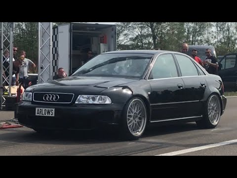 ⚙️Phil testet🔧 1200PS Audi RS4 b5 Limo Arlows Racing @ TTT Half Mile 21.07.2018