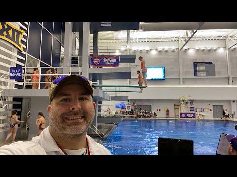 AAU Girls 3M synchronized diving ISF Qualifyier