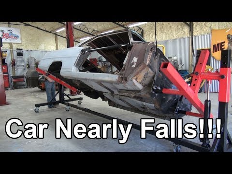 Muscle Car on Rotisserie FAIL!!!