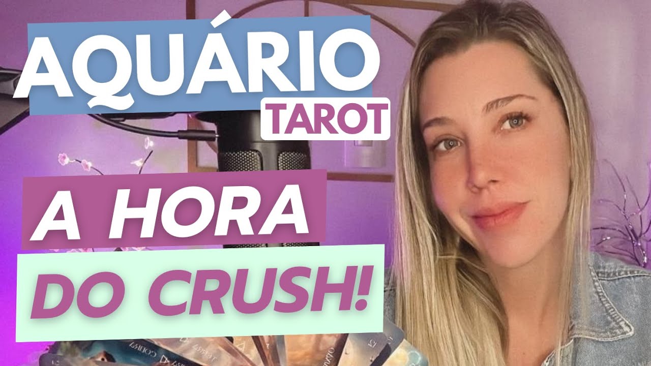 AQUÁRIO ♒️A HORA DO CRUSH❤️ Alguém abalado, pois percebeu que não consegue te tirar dos pensamentos