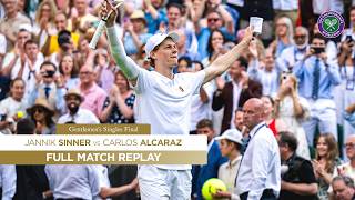 That Stunning Final IN FULL | Jannik Sinner vs Carlos Alcaraz | Full Match Replay | Wimbledon 2025.