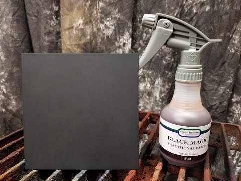 Patina Basics - Black Magic on steel