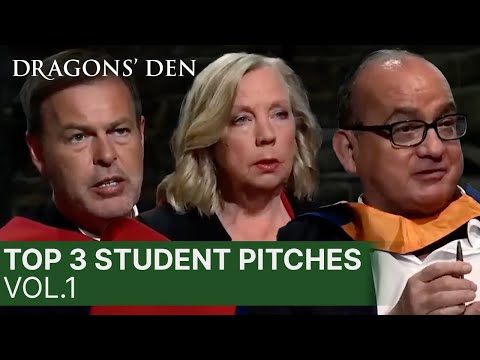 Top 3 Pitches From Students | Vol.1 | COMPILATION | Dragons' Den