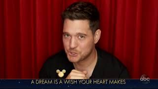 Michael Bublé &amp; Demi Lovato A Dream Is A Wish Your Heart Makes #DisneyFamilySingAlong