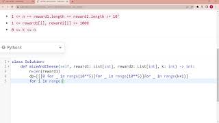Download the video "LeetCode Weekly Contest 339 | 6364. Mice and Cheese | Python"