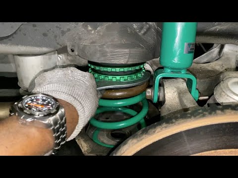 Adjusting My Rear Tein Coilovers-_-SS2Point0Vlogs