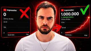 Você NUNCA MAIS terá ZERO IMPRESSÕES se fizer isso no Canal!