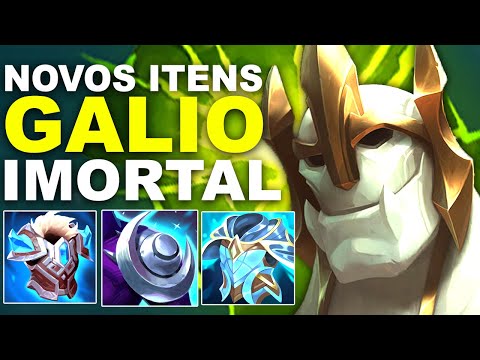 IMMORTAL GALIO AND CONSIDERABLE DAMAGE WITH THE NEW ITEMS | MONO GALIO MID NEW ITEMS GAMEPLAY