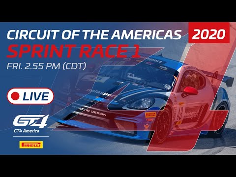 2020年 ブランパンGTワールドチャレンジ・アメリカ（COTA）GT4SPINT レース1 レースライブ配信動画