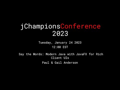 Say the Words:  Modern Java with JavaFX for Rich Client UIs