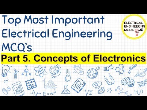 Top 30+ important Electrical MCQ | BMC Sub Engineer MCQ | Part.5 Concepts of Electronics Video