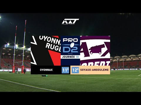 J10 PRO D2 25-26 - Oyonnax vs Soyaux-Angoulême, le résumé