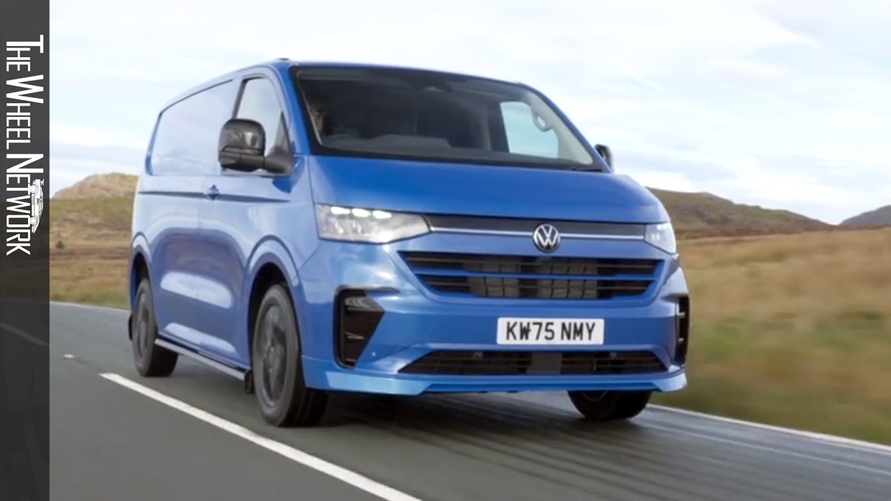 2026 Volkswagen Transporter Commerce Pro S | Mid Blue Metallic | Driving, Interior (UK Spec)