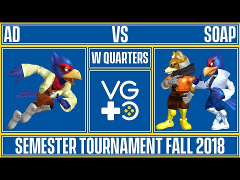 UD Semester Tournament Fall 2018 - Winners Quarters - AD (Falco) vs. Bofa | Soap (Fox, Falco)