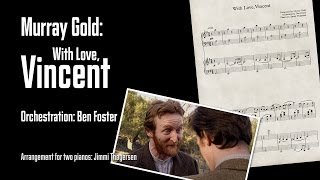 Murray Gold: With Love, Vincent (from Doctor Who - arrangement for 2 pianos)