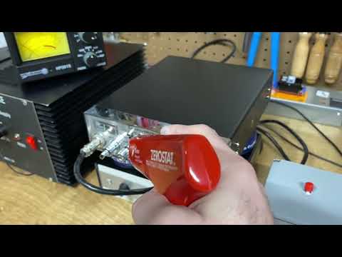 Stuck needle on CB radio S meter - static electricity fix