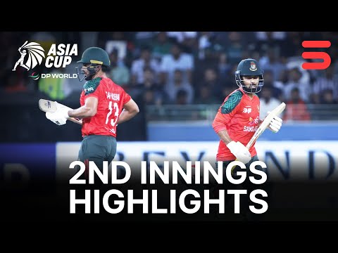 2nd Innings Highlights | Sri Lanka vs Bangladesh | Match 13 | DP World Asia Cup 2025 | ZF1K