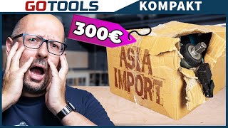 Temu, Ali Express! Fakeware, was können die Chinakracher? Akkuschrauber, Säbelsägen, Winkelschleifer