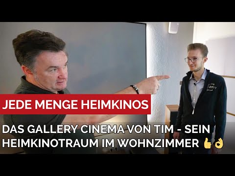 Wohnzimmertraum vom Heimkino realisiert - Das GALLERY Cinema von Tim wird euch begeistern.