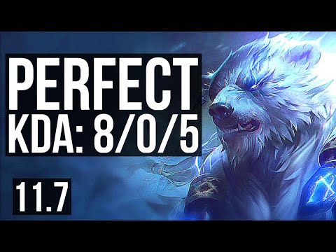 VOLIBEAR vs SEJUANI (JUNGLE) | 8/0/5, Legendary, 900K mastery | EUW Diamond | v11.7