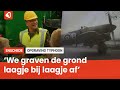 Brokken van gevechtsvliegtuig uit de Tweede Wereldoorlog opgegraven in veengebied bij Enschede