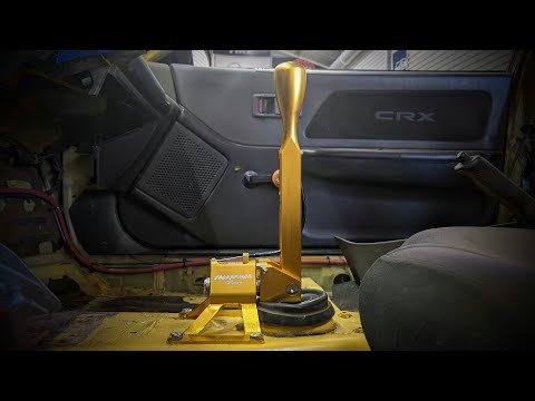 Billet Shifter by Jackspania Racing Installed into my 1988 Honda CRX Si