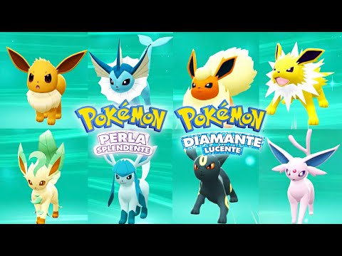 Come ottenere TUTTE le EEVEELUTIONS in Pokémon Diamante Lucente e Perla Splendente!