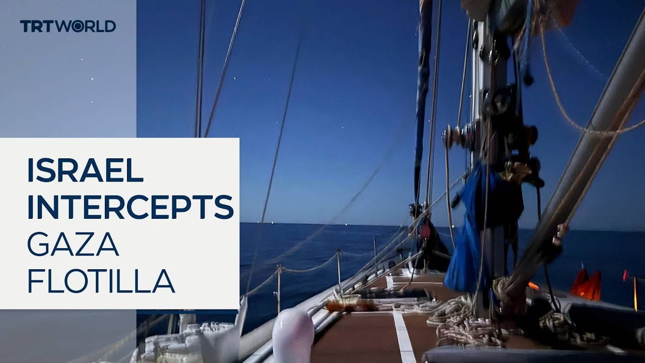 Dozens of activists detained after Israel intercepts Sumud flotilla