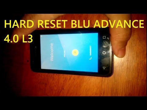 HARD RESET BLU ADVANCE 4.0 L3 | QUITAR PATRÓN,CONTRASEÑA,PIN O RESTAURAR