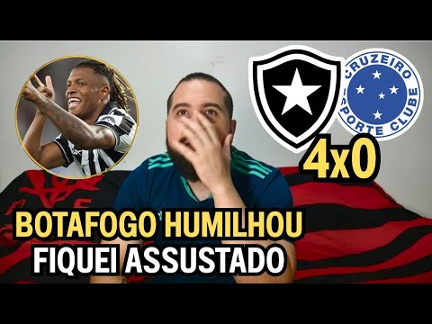 REACT MELHORES MOMENTOS BOTAFOGO 4X0 CRUZEIRO - BOTAFOGO GOLEOU E BOTOU O CRUZEIRO NA RODA