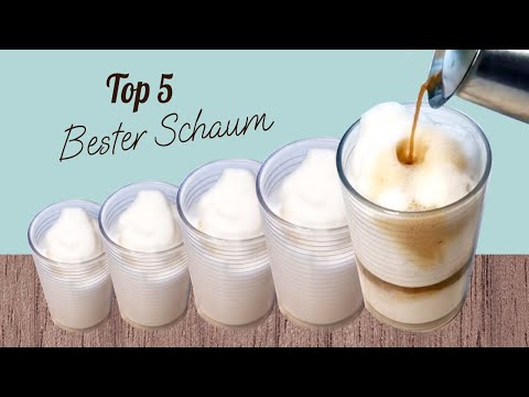 Welche (selbstgemachte) Pflanzenmilch schäumt am besten?