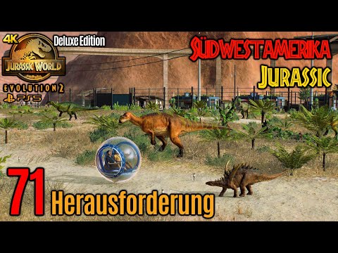Jurassic World Evolution 2: Herausforderung #71 • Südwestamerika [Jurassic] • Gyrospheren-Tour