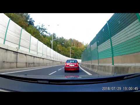 (24x) Driving Hranice (the border line) - Teplice (Czech Republic) 180km