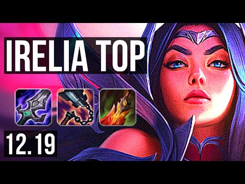IRELIA vs AATROX (TOP) | 8 solo kills, 10/2/3, 300+ games, Dominating | KR Master | 12.19