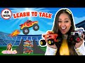 Monster Trucks Cars For Kids Excavators Toys Brain Breaks Learn To Talk With Ms Moni