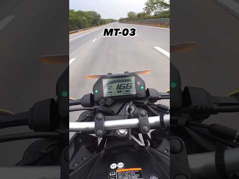 Yamaha MT-03 1st To 5th Gear Top Speed Test @yamahamotorindia #yamaha #yamahaindia #mt03