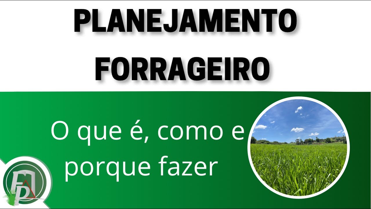 PLANEJAMENTO FORRAGEIRO. O QUE, COMO E PORQUE FAZER