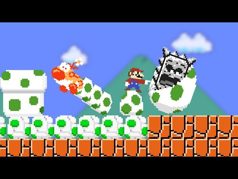 When everything Mario touches turns to Yoshi Eggs!