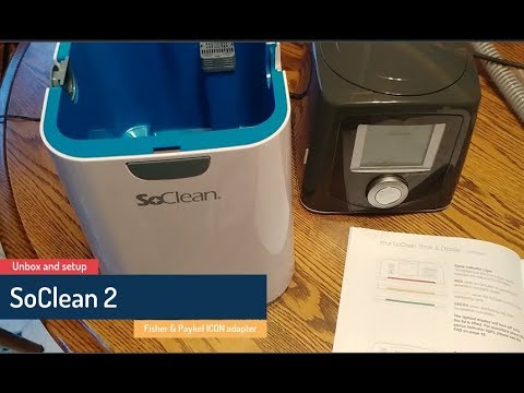 SoClean 2 - unboxing, setup, and first cleaning of my Fisher & Paykel ICON CPAP machine